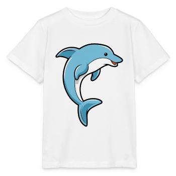 Dauphin - dauphin - T-shirt bio MINI CREATOR Stanley/Stella Enfant - blanc - Devant - Maike (125cm)