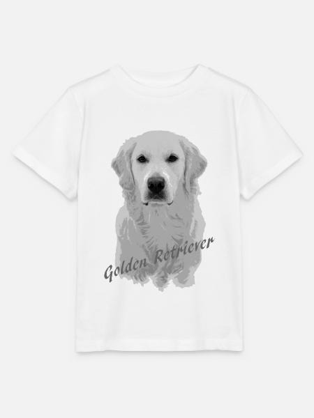 Golden Retriever - Stanley/Stella Kinder T-Shirt MINI CREATOR  - Weiß