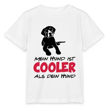 Baby Kind Cooler Hund - Stanley/Stella Kinder T-Shirt MINI CREATOR  - Weiß - Vorne - Maike (125cm)