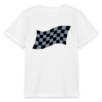 Racing Flag - Stanley/Stella MINI CREATOR Kids’ T-Shirt - white - Front - Maike (125cm)