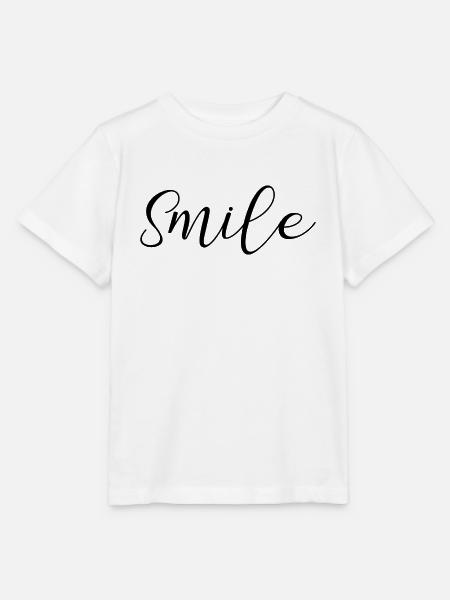 smile - Stanley/Stella Kinder T-Shirt MINI CREATOR - Weiß