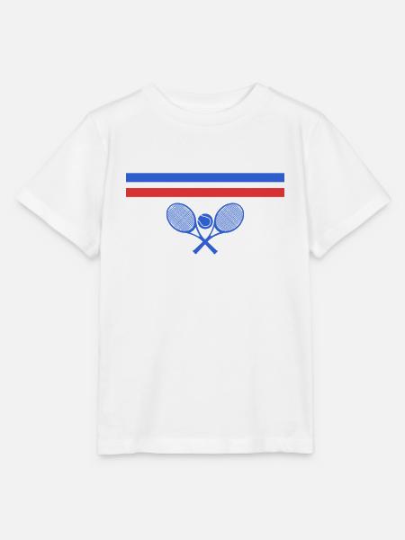Tennis Retro Vintage 80er Jahre 70er Kult Geschenk - Stanley/Stella Kinder T-Shirt MINI CREATOR - Weiß