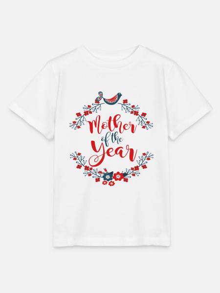Mutter des Jahres - Stanley/Stella Kinder T-Shirt MINI CREATOR  - Weiß