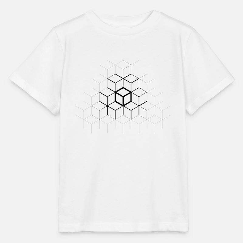 CUBES - Stanley/Stella Kinder T-Shirt MINI CREATOR  - Weiß