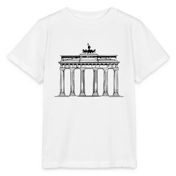 Brandenburg Gate Berlin Victoria chariot - Stanley/Stella MINI CREATOR Kids’ T-Shirt - white - Front - Maike (125cm)