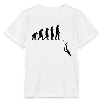 Evolution Apnoe Tauchen - Stanley/Stella Kinder T-Shirt MINI CREATOR  - Weiß - Vorne - Maike (125cm)