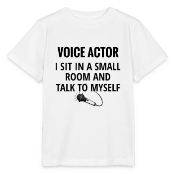Voice actor gifts voice actors - Stanley/Stella MINI CREATOR Kids’ T-Shirt - white - Front - Maike (125cm)