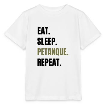 Petanque Boule Gift | Petanque Lovers - Stanley/Stella MINI CREATOR Kids’ T-Shirt - white - Front - Maike (125cm)