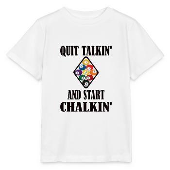 Billard billard billard snooker de billard - T-shirt bio MINI CREATOR Stanley/Stella Enfant - blanc - Devant - Maike (125cm)