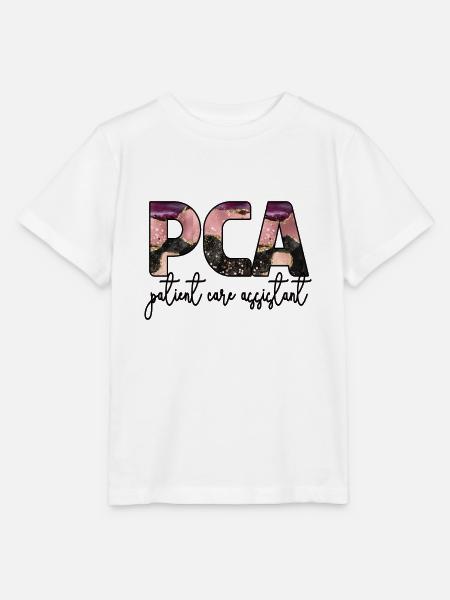 Pflegeassistentin PCA Krankenpflege-Helferin - Stanley/Stella Kinder T-Shirt MINI CREATOR  - Weiß