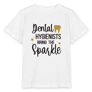 Dentalhygieniker Zahnhygienikerin Mundhygiene - Stanley/Stella Kinder T-Shirt MINI CREATOR  - Weiß - Vorne - Maike (125cm)