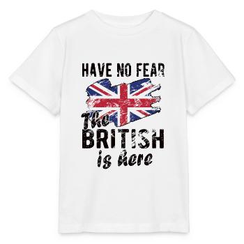 British Great Britain Origin British flag - Stanley/Stella MINI CREATOR Kids’ T-Shirt - white - Front - Maike (125cm)