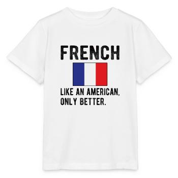 French France Flag French origin - Stanley/Stella MINI CREATOR Kids’ T-Shirt - white - Front - Maike (125cm)