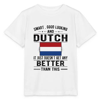 Dutch Netherlands Dutch origin - Stanley/Stella MINI CREATOR Kids’ T-Shirt - white - Front - Maike (125cm)