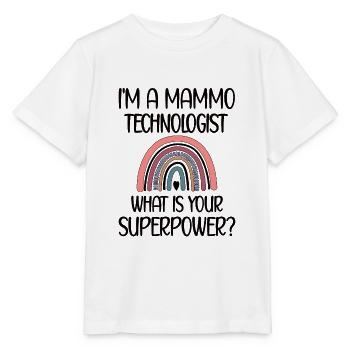 Mammo Tech Recognition Mammography Technician - Stanley/Stella MINI CREATOR Kids’ T-Shirt - white - Front - Maike (125cm)