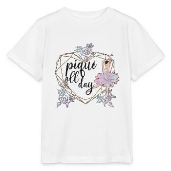 Danseuse de ballet ballerine danseuse de ballet - T-shirt bio MINI CREATOR Stanley/Stella Enfant - blanc - Devant - Maike (125cm)