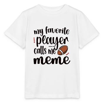 Football Meme Grandma Of Football Player Meme - Stanley/Stella Kinder T-Shirt MINI CREATOR  - Weiß - Vorne - Maike (125cm)