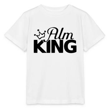 Alm King Alpenverein Almen Österreich Apres Ski - Stanley/Stella Kinder T-Shirt MINI CREATOR  - Weiß - Vorne - Maike (125cm)