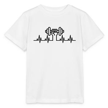 EKG Bodybuilding - Stanley/Stella Kinder T-Shirt MINI CREATOR  - Weiß - Vorne - Maike (125cm)