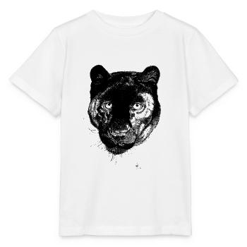 Panthère noire - T-shirt bio MINI CREATOR Stanley/Stella Enfant - blanc - Devant - Maike (125cm)