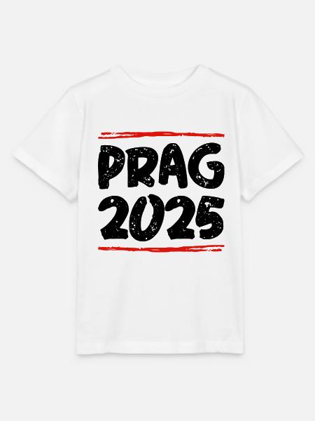 Prag 2025 Spruch - Stanley/Stella Kinder T-Shirt MINI CREATOR - Weiß