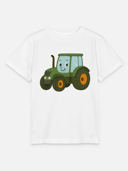 Traktor - Stanley/Stella Kinder T-Shirt MINI CREATOR - Weiß