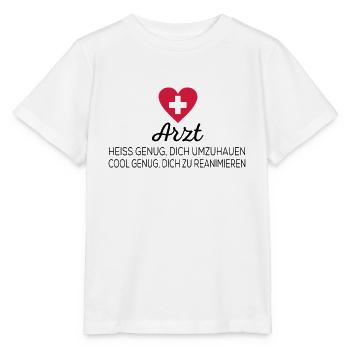 Arzt - Stanley/Stella Kinder T-Shirt MINI CREATOR  - Weiß - Vorne - Maike (125cm)