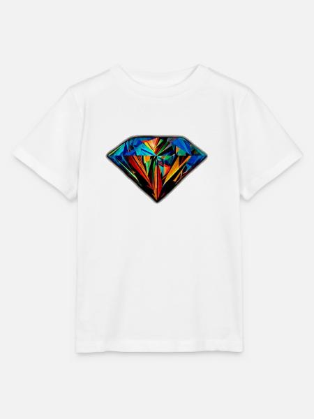 diamond - Stanley/Stella Kinder T-Shirt MINI CREATOR  - Weiß
