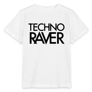 Cadeau pour Techno Raver - T-shirt bio MINI CREATOR Stanley/Stella Enfant - blanc - Devant - Maike (125cm)