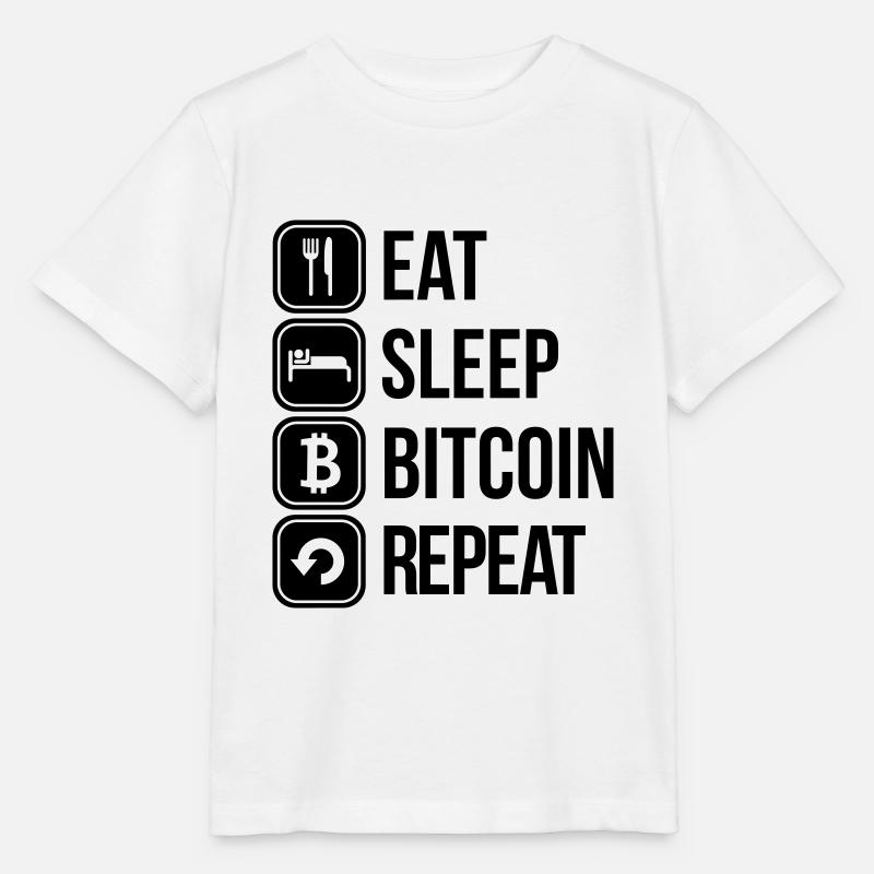 bitcoin - Stanley/Stella Kinder T-Shirt MINI CREATOR  - Weiß