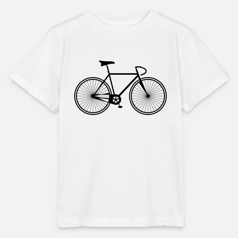 bicycle - Stanley/Stella MINI CREATOR Kids’ T-Shirt - white