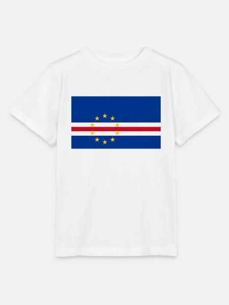 Kapverdische Flagge - Stanley/Stella Kinder T-Shirt MINI CREATOR - Weiß