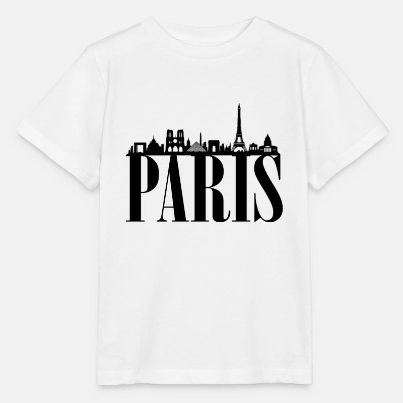 Paris - T-shirt bio MINI CREATOR Stanley/Stella Enfant - blanc