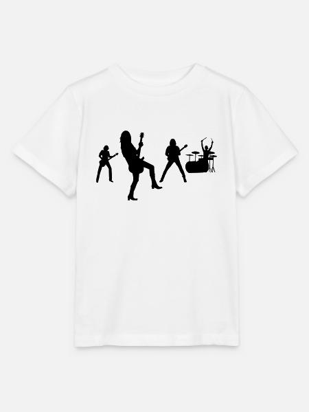 Rock Band - Stanley/Stella Kinder T-Shirt MINI CREATOR  - Weiß