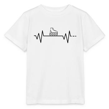 Heartbeat Inline Skateboarding roulant en ligne - T-shirt bio MINI CREATOR Stanley/Stella Enfant - blanc - Devant - Maike (125cm)