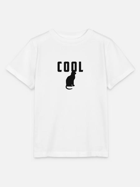 Cool Cat 2 - Stanley/Stella Kinder T-Shirt MINI CREATOR  - Weiß