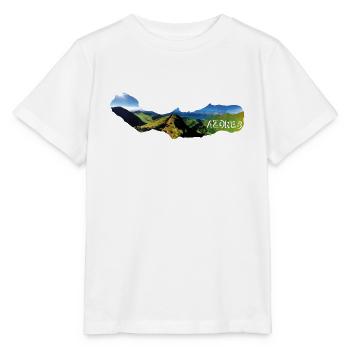 Açores Boca do Inferno Açores Portugal vues - T-shirt bio MINI CREATOR Stanley/Stella Enfant - blanc - Devant - Maike (125cm)