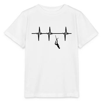 Herzschlag Apnoe - Stanley/Stella Kinder T-Shirt MINI CREATOR  - Weiß - Vorne - Maike (125cm)