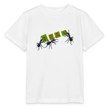 Team, group, ant - Stanley/Stella MINI CREATOR Kids’ T-Shirt - white - Front - Maike (125cm)