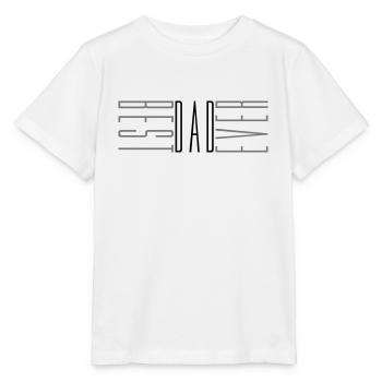 best dad ever cool textliebe papa beste welt vater - Stanley/Stella Kinder T-Shirt MINI CREATOR  - Weiß - Vorne - Maike (125cm)