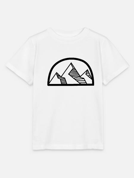 Wanderlust und Berge - Stanley/Stella Kinder T-Shirt MINI CREATOR - Weiß