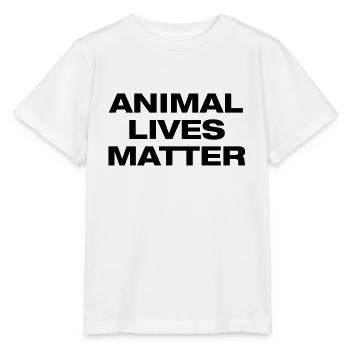 animal lives matter - Stanley/Stella Kinder T-Shirt MINI CREATOR  - Weiß - Vorne - Maike (125cm)