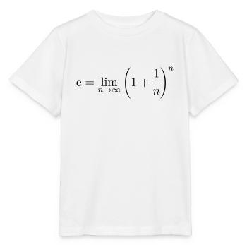 Eulersche Zahl - Stanley/Stella Kinder T-Shirt MINI CREATOR  - Weiß - Vorne - Maike (125cm)