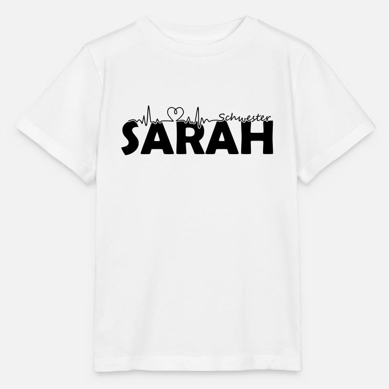 Sarah Name First Name Sister Nurse - Stanley/Stella MINI CREATOR Kids’ T-Shirt - white