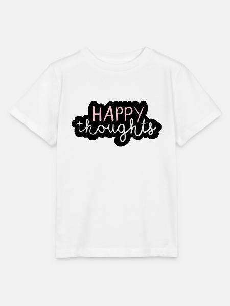 Happy thoughts - Stanley/Stella Kinder T-Shirt MINI CREATOR - Weiß