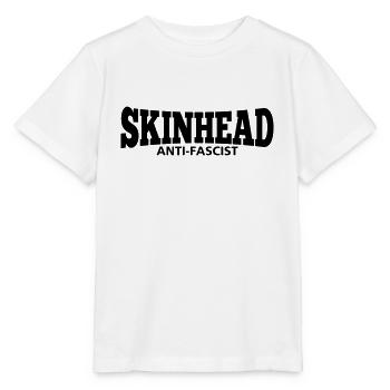 Skinhead - Antifascist - Stanley/Stella Kinder T-Shirt MINI CREATOR  - Weiß - Vorne - Maike (125cm)