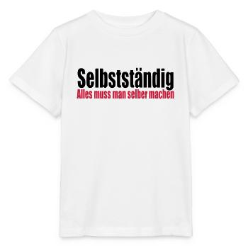 Selbstständig Arbeit Geschenk Geburtstag Chef - Stanley/Stella Kinder T-Shirt MINI CREATOR  - Weiß - Vorne - Maike (125cm)