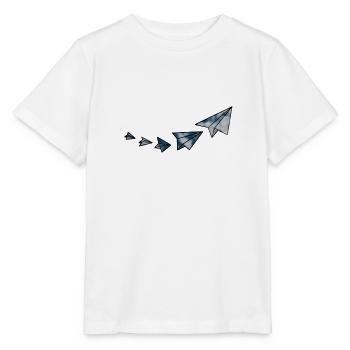 Papierflieger - Stanley/Stella Kinder T-Shirt MINI CREATOR  - Weiß - Vorne - Maike (125cm)