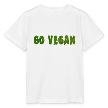 Go Vegan - Statement - Stanley/Stella MINI CREATOR Kids’ T-Shirt - white - Front - Maike (125cm)