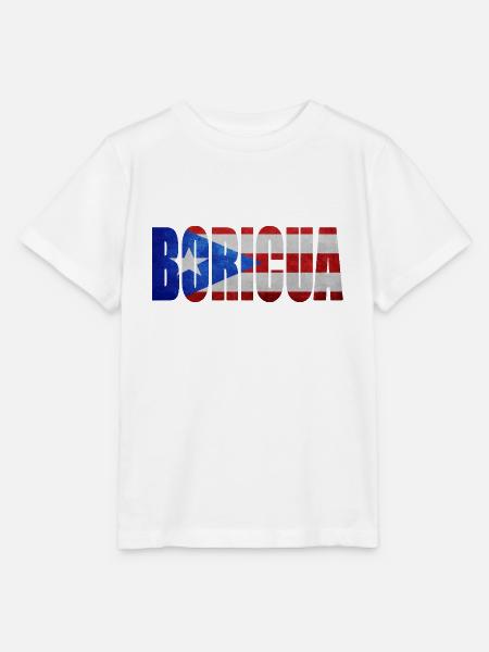 # BORICUA - Stanley/Stella Kinder T-Shirt MINI CREATOR  - Weiß
